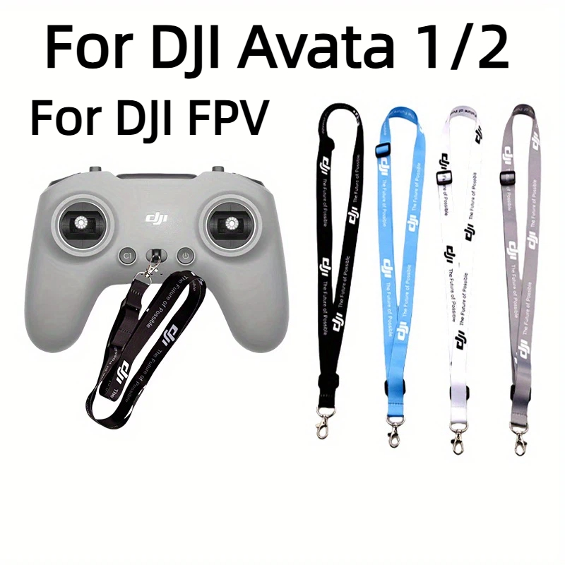 Drone Remote Controller Lanyard - ネックストラップストラップリモコン防塵保護カバー DJI FPV DJI Avata 1/2