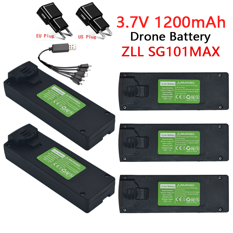 Drone Power Bank - 充電器アクセサリー、バッテリー3.7V 1200mAh SG101 MAX Proドローン用リポバッテリー、航空機用バッテリーを装備