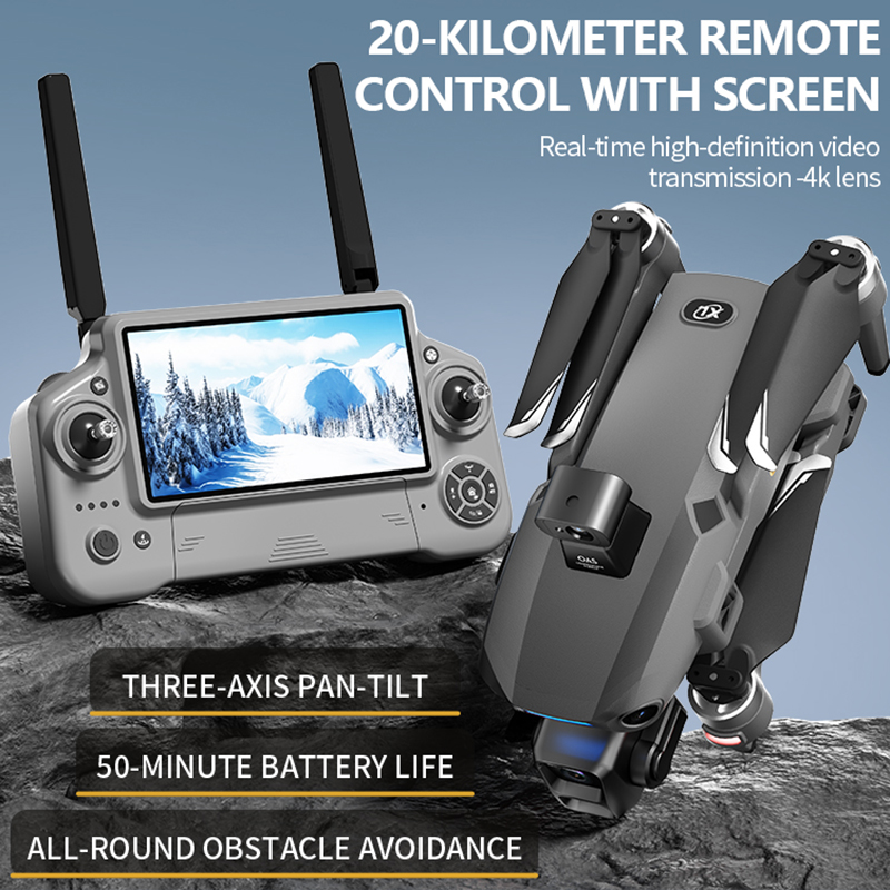 2026年新型8Kデュアルカメラドローン、5.5インチ大型ス - Drone Controller Screen のレビューと価格