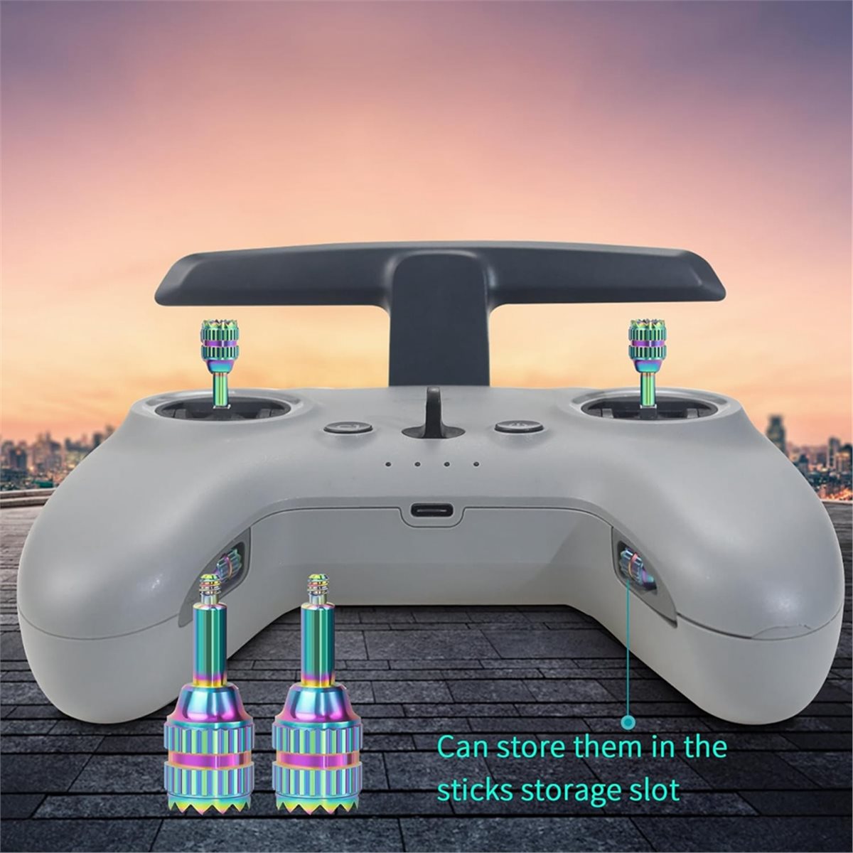 DT75BG 4 個メタルコントロールジョイスティックロッカ - Drone Control Stick のレビューと価格