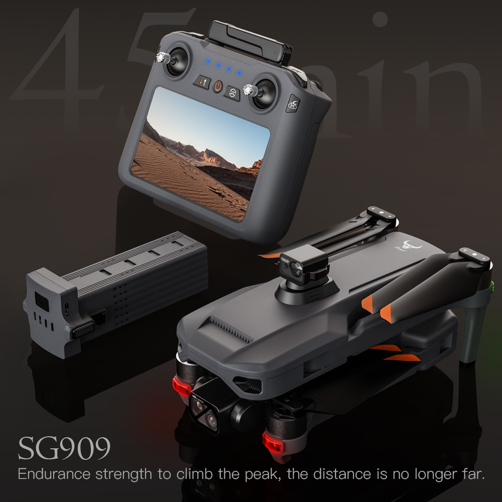 Teeggi SG909 MAX GPS ドローン 4K カ - Drone Controller Screen のレビューと価格