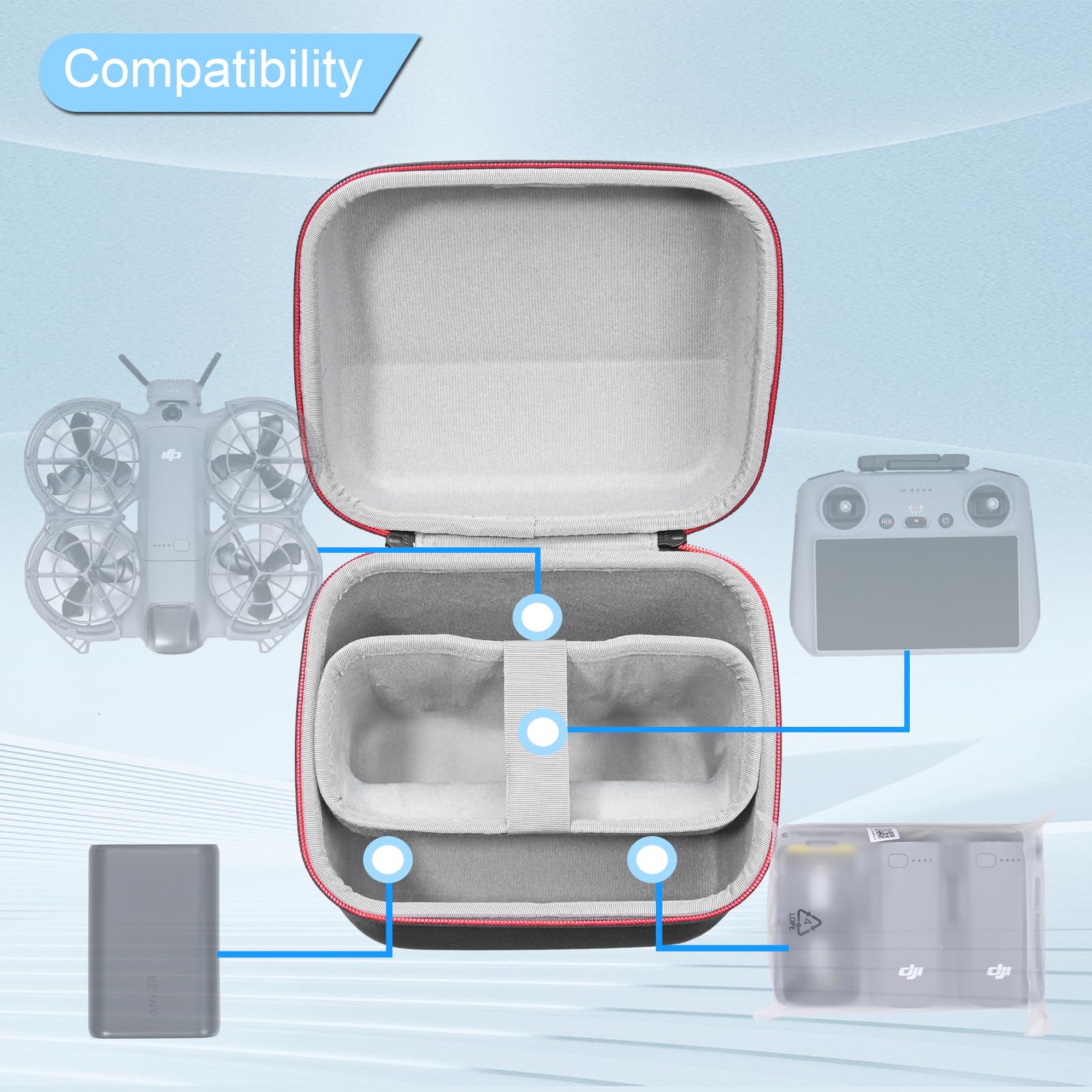 DJI Neo 2 Fly More Combo用ポータブル - Drone Charging Hub のレビューと価格