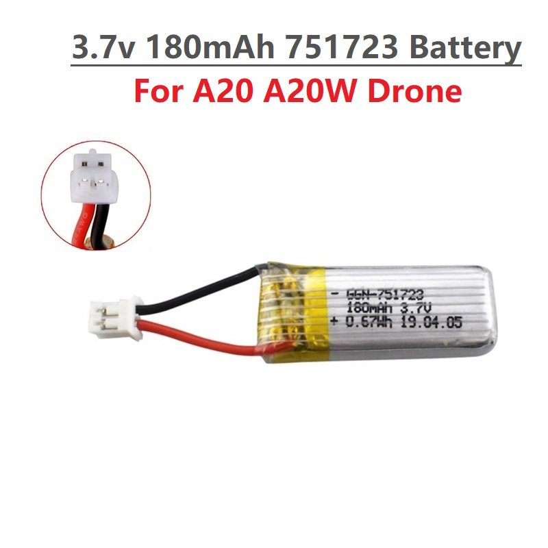 オリジナル 3.7V 180mAh リポバッテリーと充電器  - Drone Power Bank のレビューと価格